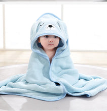 Charger l'image dans la galerie, Serviette de bain bébé à capuche
