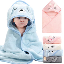 Charger l'image dans la galerie, Serviette de bain bébé à capuche
