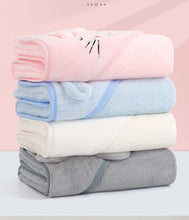 Charger l'image dans la galerie, Serviette de bain bébé à capuche
