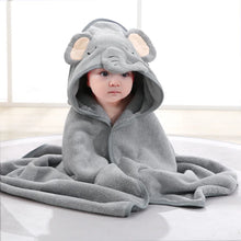 Charger l'image dans la galerie, Serviette de bain bébé à capuche
