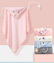 Charger l'image dans la galerie, Serviette de bain bébé à capuche
