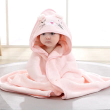 Charger l'image dans la galerie, Serviette de bain bébé à capuche
