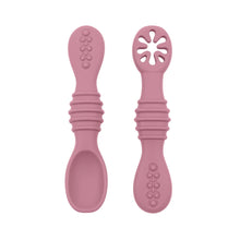 Charger l'image dans la galerie, Cuillère &amp; fourchette bébé en silicone (x2)
